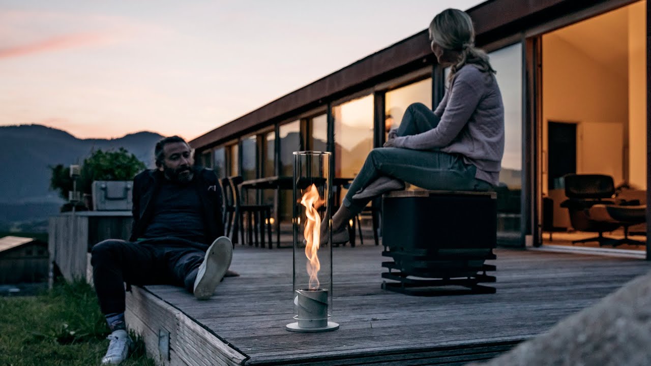 höfats SPIN 120 Hängefeuer silber