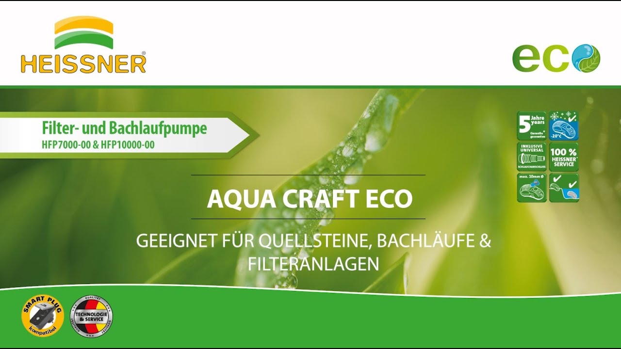 Heissner AQUA CRAFT 7000 l/h, 65W (HFP7000-00)