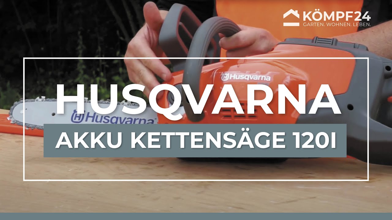 Husqvarna Akku-Motorsäge 120i 12" inkl. Akku BLi20 + Ladegerät QC80 