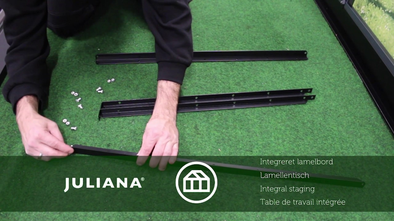 Halls integrierter Tisch für Gewächshäuser Burford und Blockley