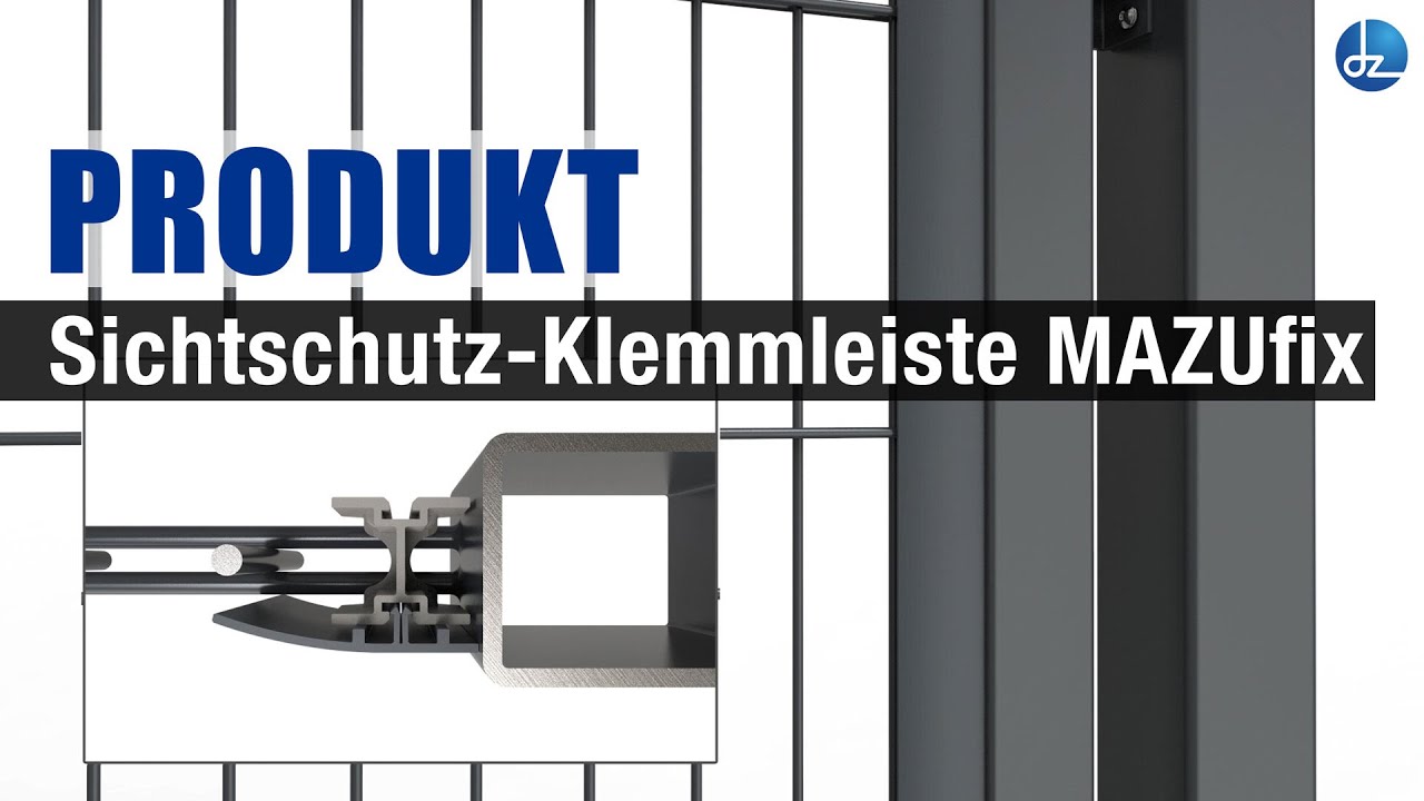 dz MAZUfix Klemmleisten-Set für Doppeltore 8/6/8