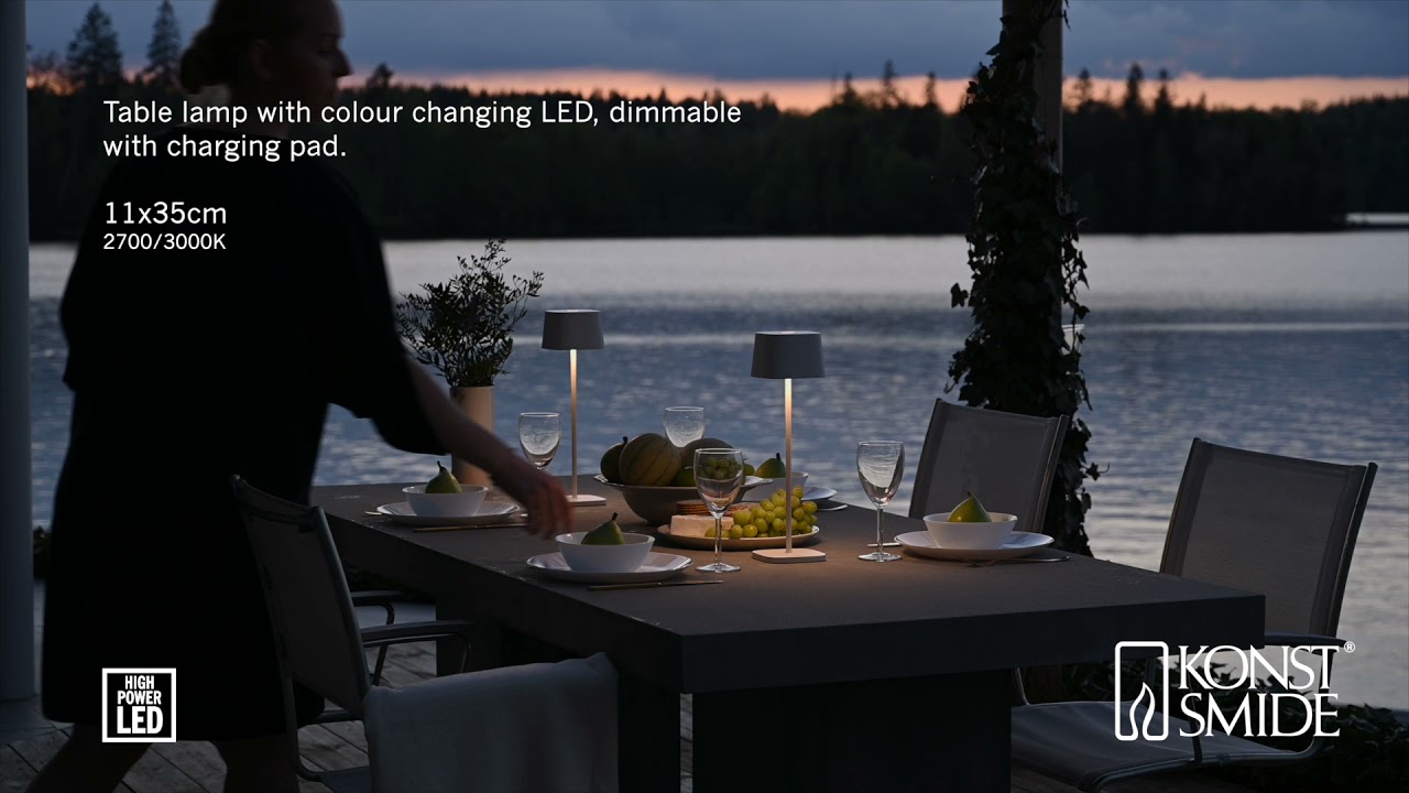 Konstsmide LED USB-Tischleuchte Capri versch. Farben