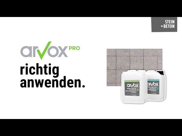 Arvox Pro Stein + Beton 2-Komponenten-Reiniger
