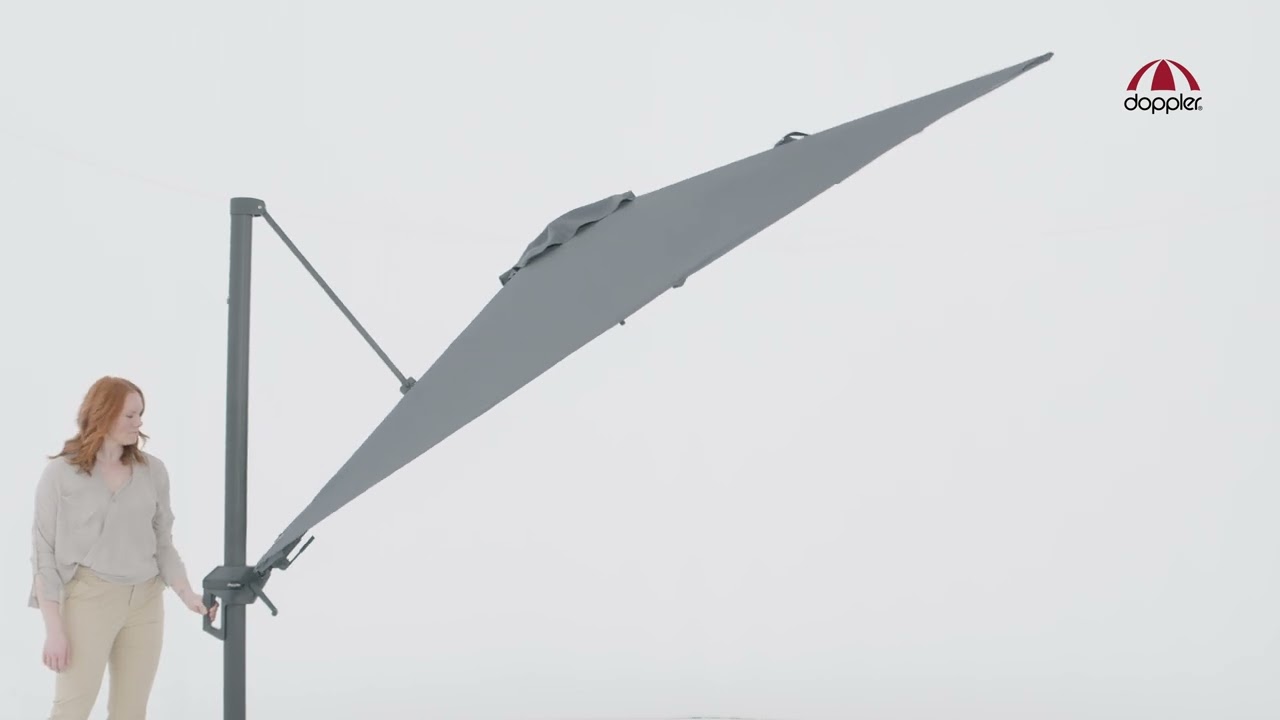 doppler Pendelschirm ACTIVE 310 x 210 Green Edition, Aluminium Anthrazit / Polyester 200 g/m²