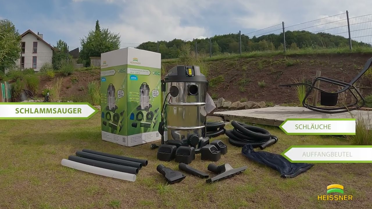 Heissner Profi-Sauger "Non-Stop" für Teich, Keller und Hochwasser