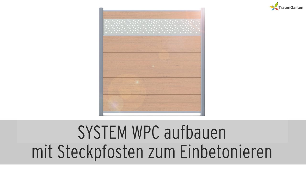 TraumGarten System WPC Classic Einzelprofile