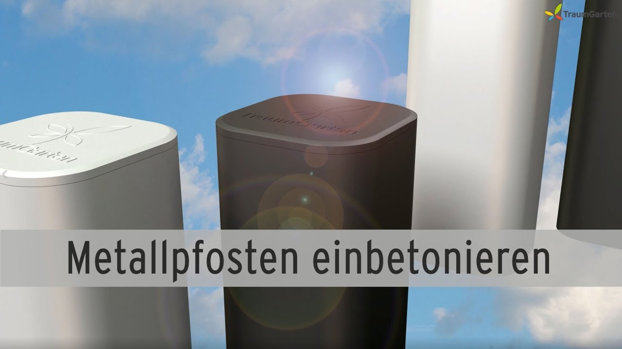 TraumGarten Metallpfosten 70 x 70 mm