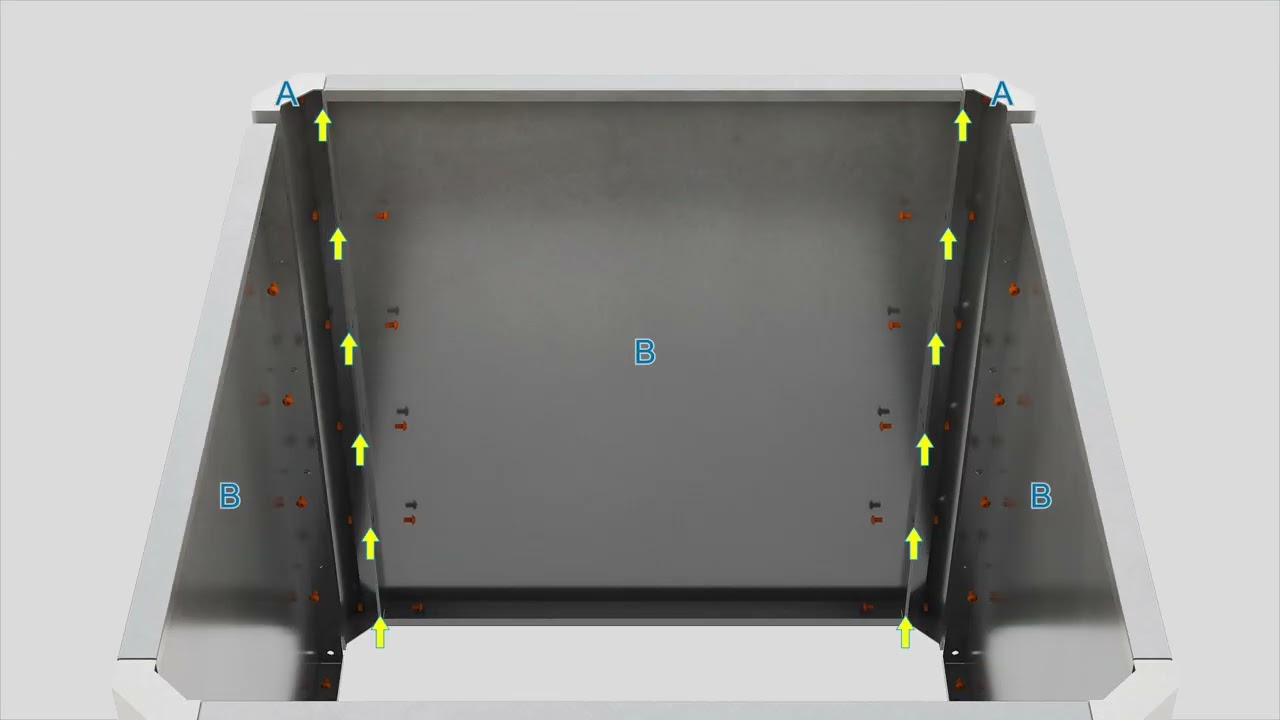 Premium Hochbeet aus Cortenstahl mit Rostpatina 80 x 80 x 75 cm