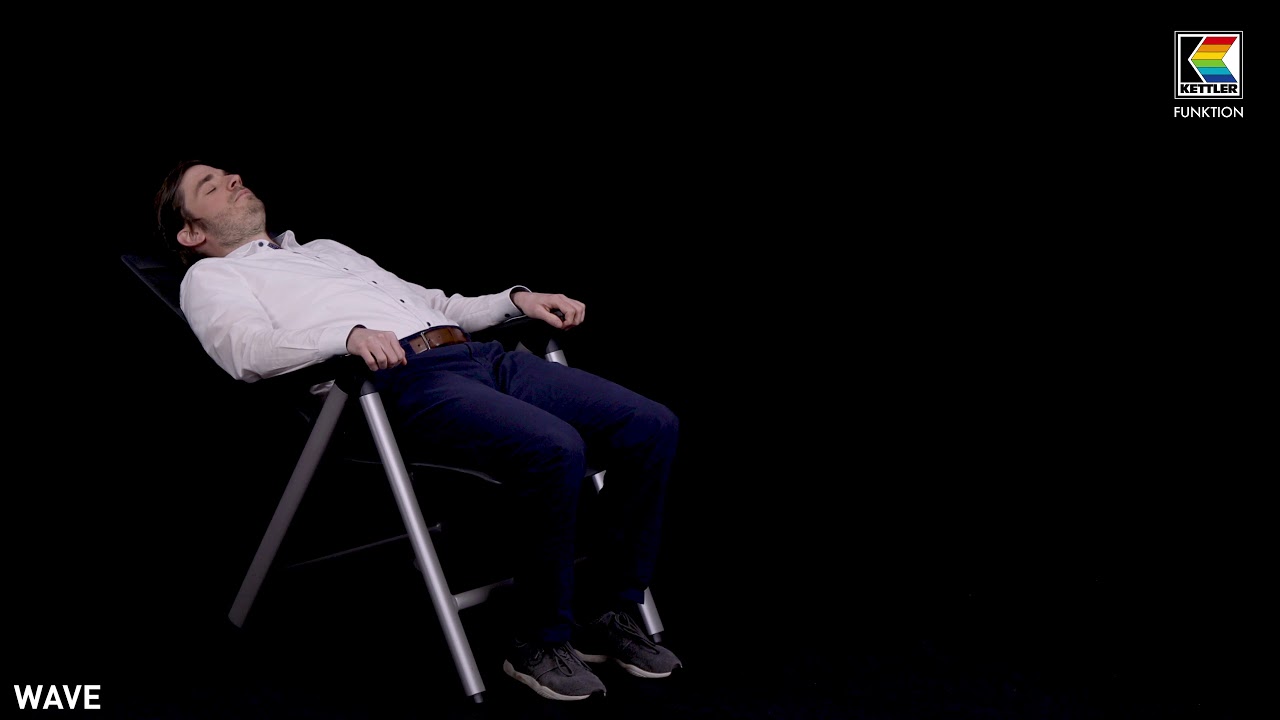 Kettler Multipositionssessel WAVE, Aluminium Silber / Kunststoff Anthrazit