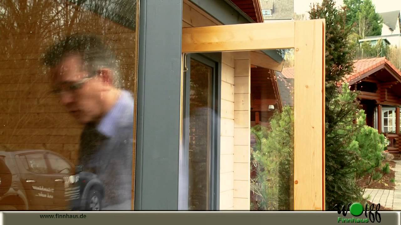 Wolff Finnhaus Blockbohlenhaus Langeoog 40 isolierverglast