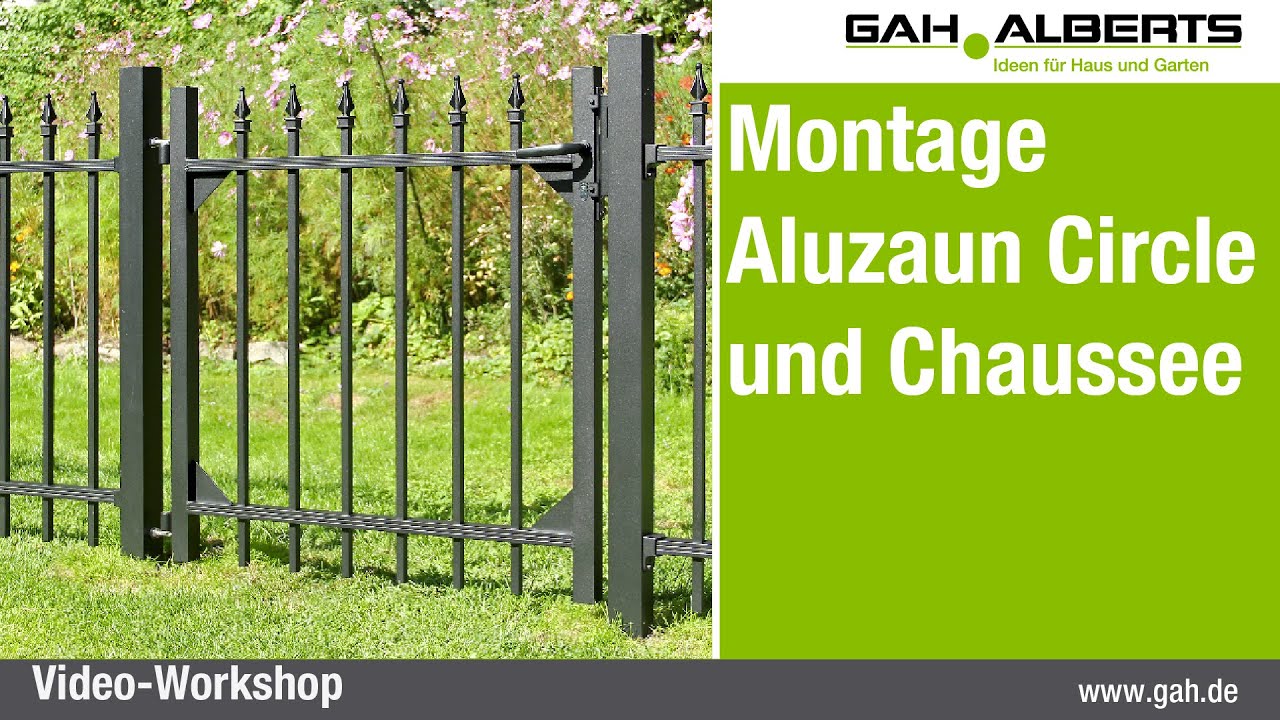 Alberts® Zaun Anbauset Circle zum Aufschrauben 2 m
