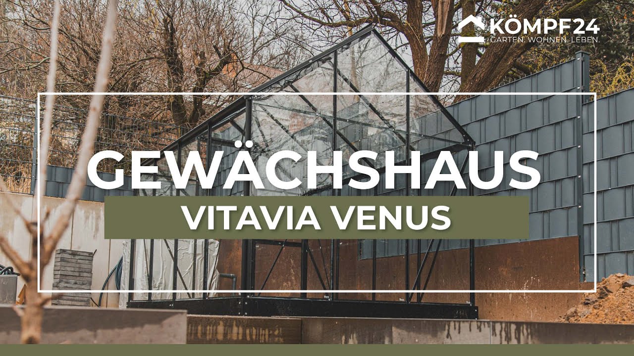 Vitavia Gewächshaus Venus 2500 inkl. 1 Dachfenster - 2,5 m²