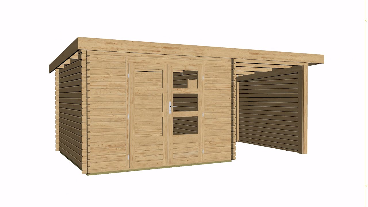 Karibu Woodfeeling Gartenhaus Trittau 3/4/5/6 - 38 mm