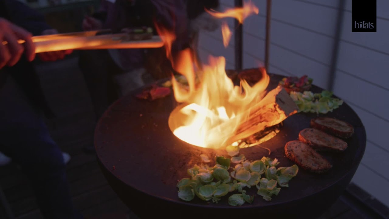 höfats BOWL 57 Feuerschale mit Sternfuß