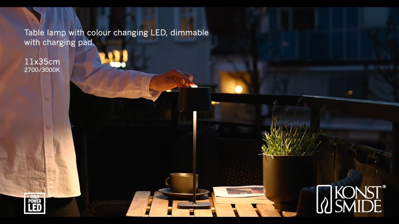 Konstsmide LED USB-Tischleuchte Capri versch. Farben