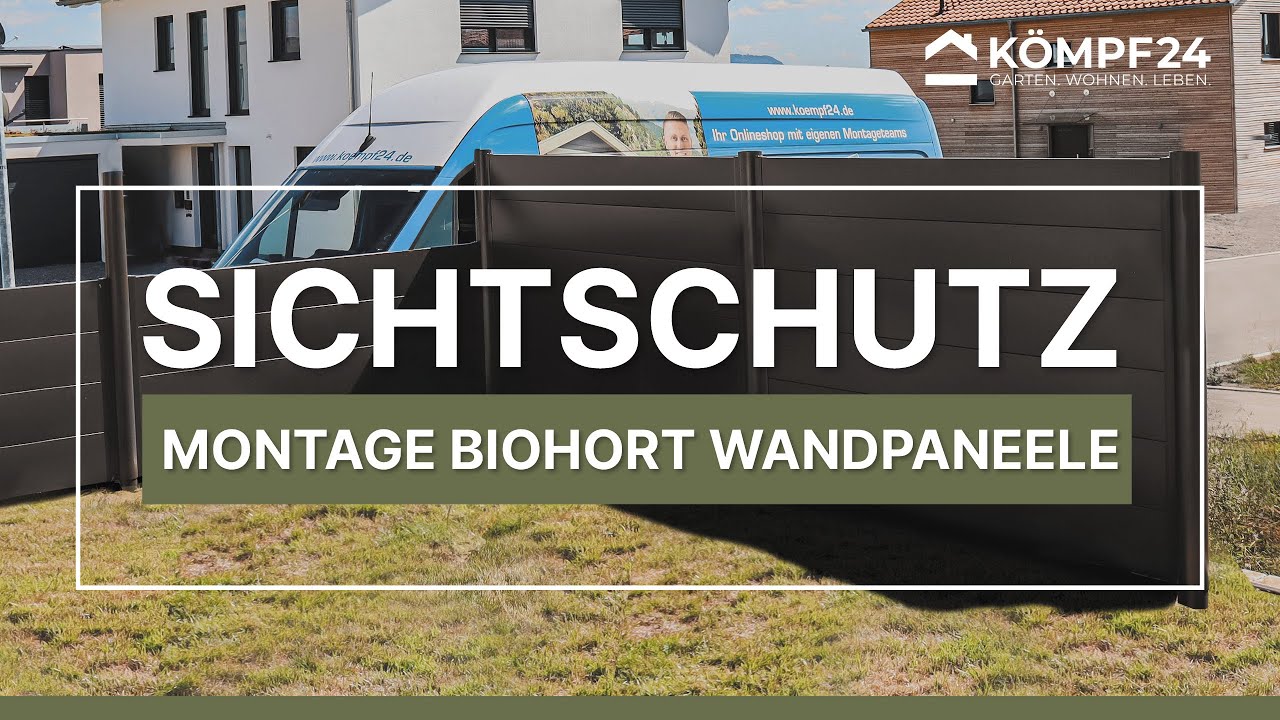 Biohort Wandpaneele für Sichtschutz