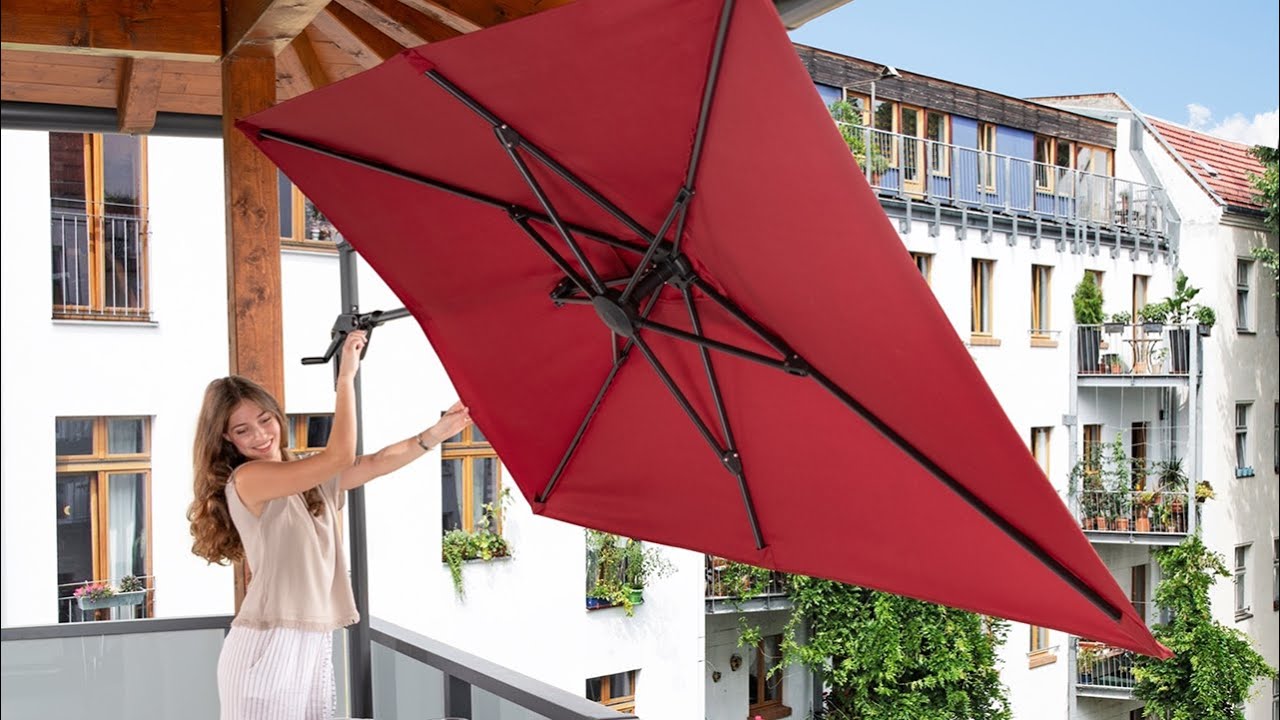 doppler Pendelschirm ACTIVE 240 x 135 Green Edition, Aluminium Anthrazit / 100 % Polyester 180 g/m²