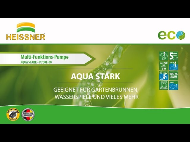 Heissner AQUA STARK ECO Multifunktionspumpe 200-700 l/h (P700E-00)
