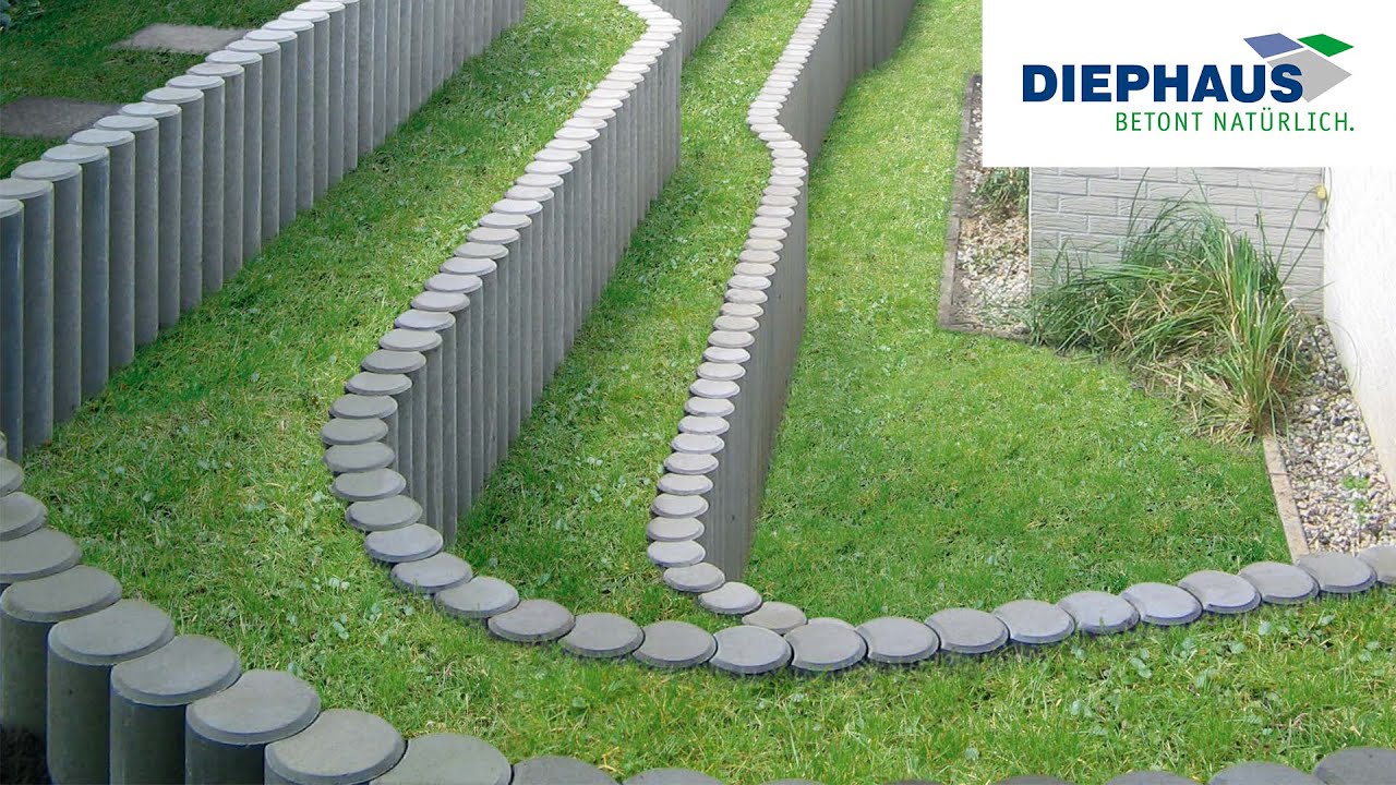 Diephaus KLEIN-Palisade GRAU 15/100 CM