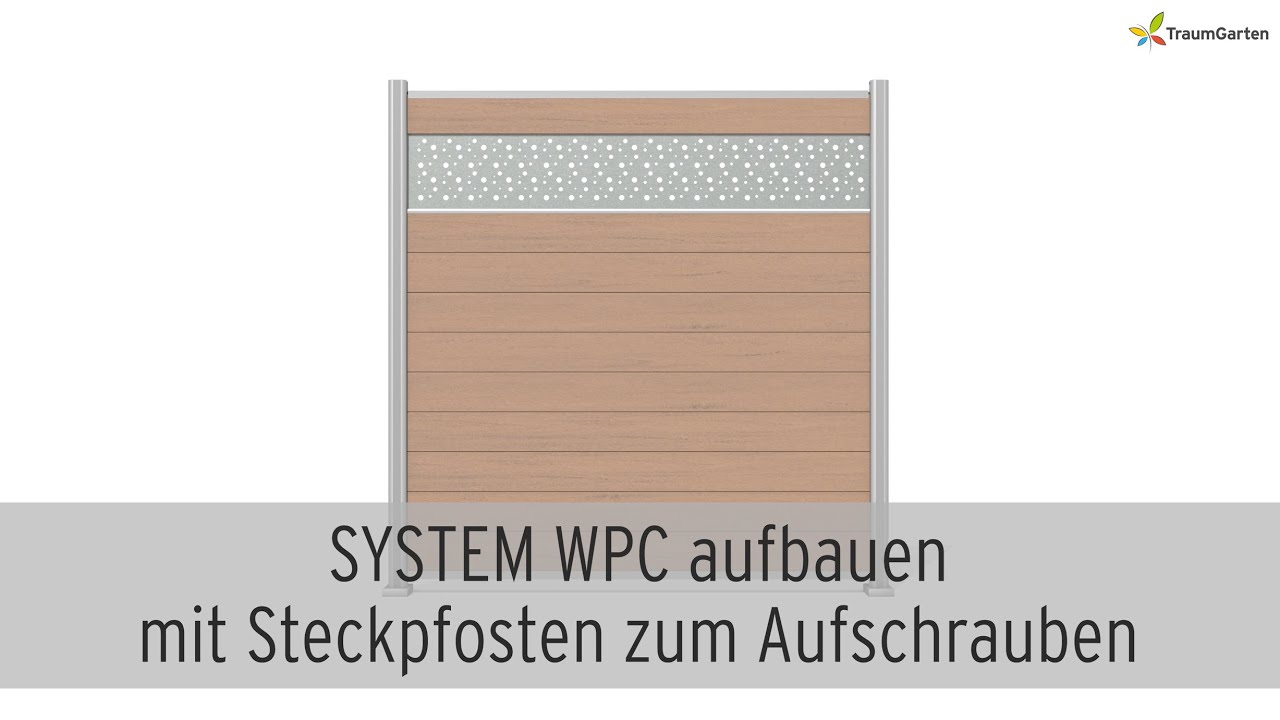 TraumGarten System WPC Classic Einzelprofile
