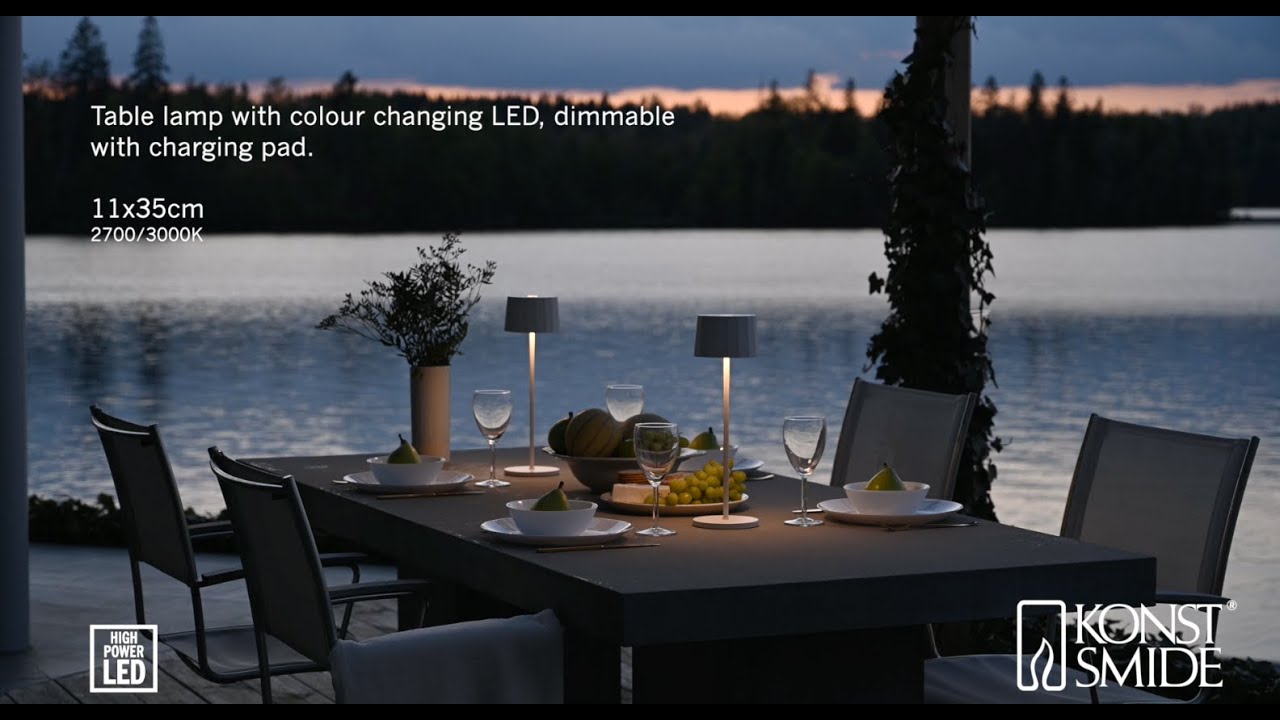 Konstsmide LED USB-Tischleuchte Positano versch. Farben